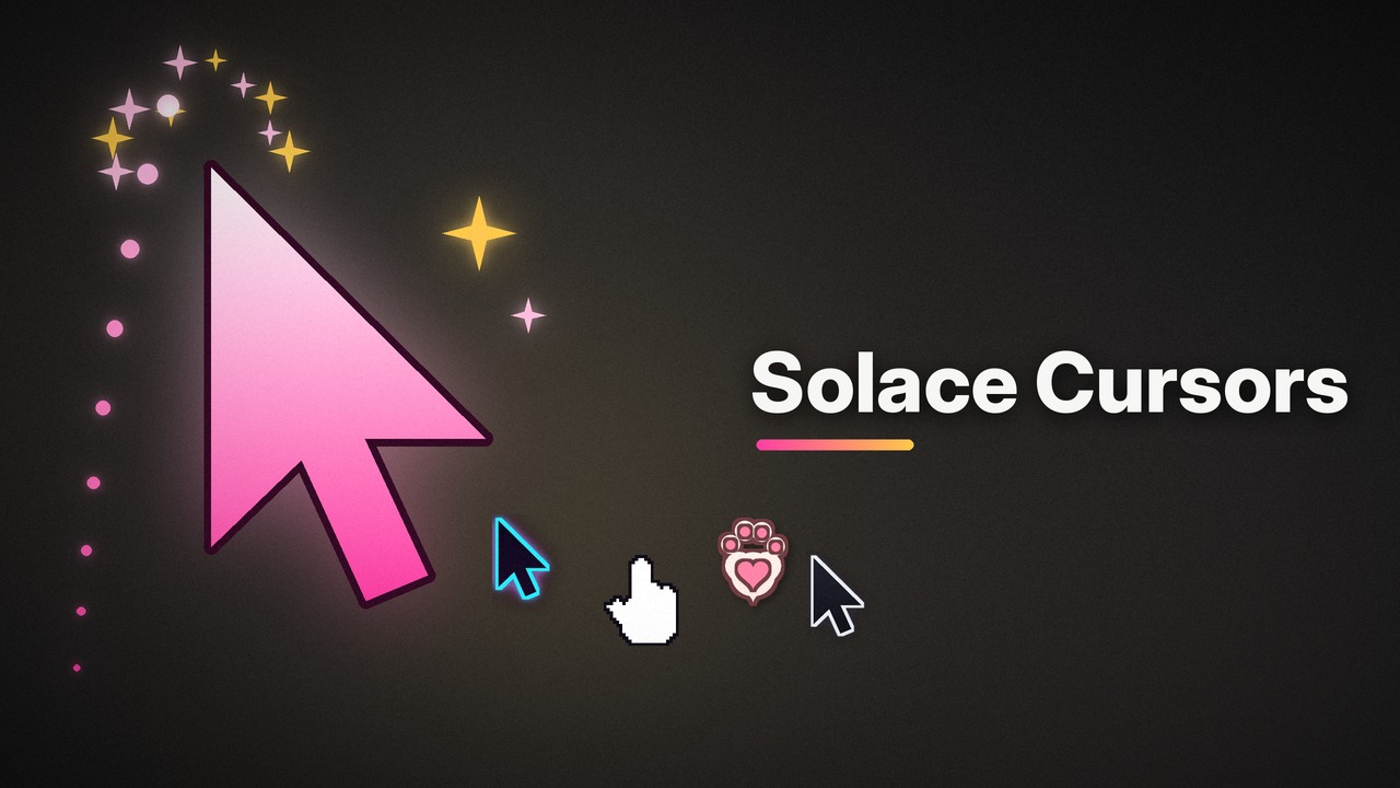 Solace Cursors product art